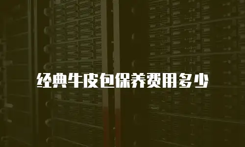 经典牛皮包保养费用多少