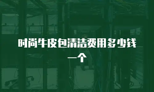时尚牛皮包清洁费用多少钱一个