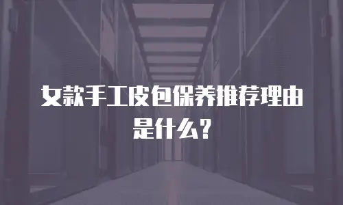 女款手工皮包保养推荐理由是什么？
