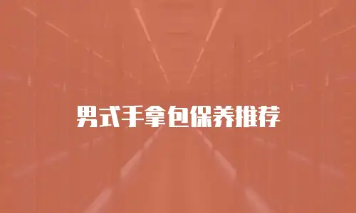 男式手拿包保养推荐