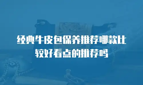 经典牛皮包保养推荐哪款比较好看点的推荐吗