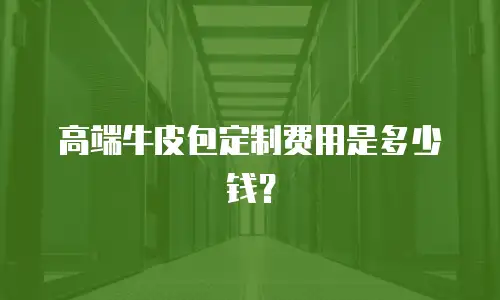 高端牛皮包定制费用是多少钱？