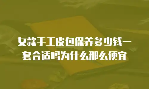 女款手工皮包保养多少钱一套合适吗为什么那么便宜