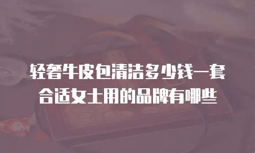 轻奢牛皮包清洁多少钱一套合适女士用的品牌有哪些