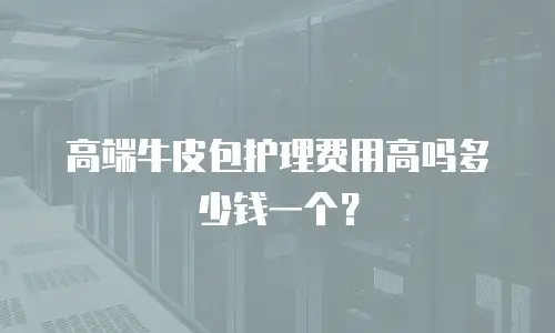 高端牛皮包护理费用高吗多少钱一个？