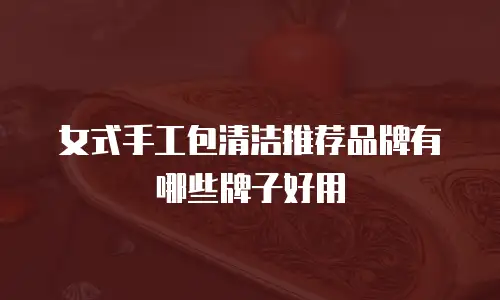 女式手工包清洁推荐品牌有哪些牌子好用