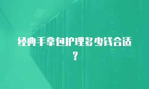 经典手拿包护理多少钱合适？