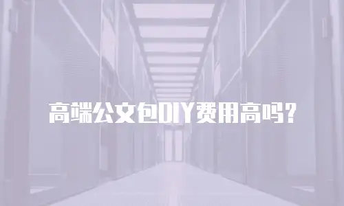 高端公文包DIY费用高吗？