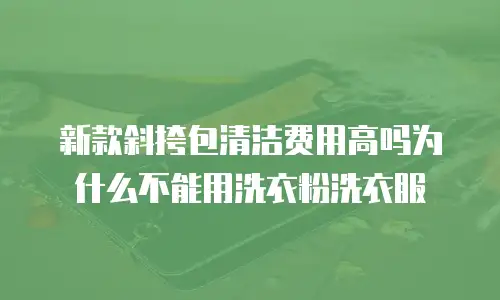 新款斜挎包清洁费用高吗为什么不能用洗衣粉洗衣服