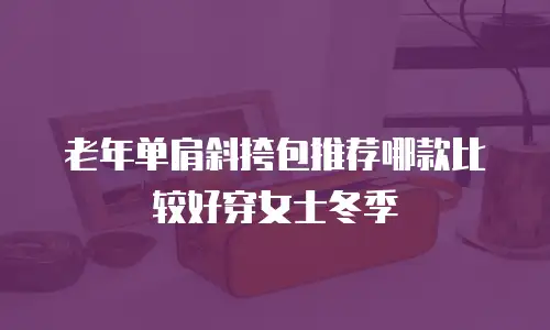 老年单肩斜挎包推荐哪款比较好穿女士冬季