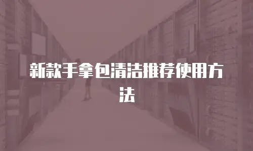 新款手拿包清洁推荐使用方法