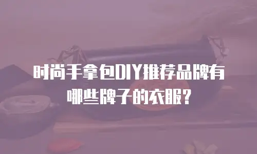 时尚手拿包DIY推荐品牌有哪些牌子的衣服？