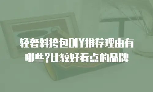 轻奢斜挎包DIY推荐理由有哪些?比较好看点的品牌