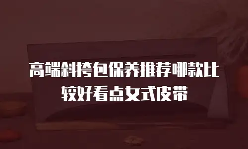 高端斜挎包保养推荐哪款比较好看点女式皮带