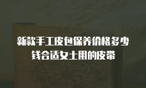 新款手工皮包保养价格多少钱合适女士用的皮带