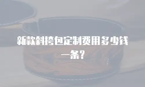 新款斜挎包定制费用多少钱一条？