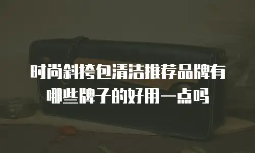 时尚斜挎包清洁推荐品牌有哪些牌子的好用一点吗