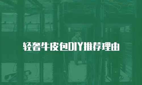 轻奢牛皮包DIY推荐理由
