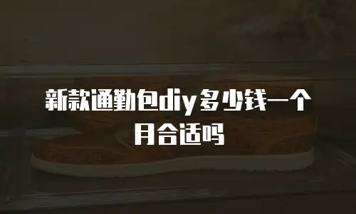 新款通勤包diy多少钱一个月合适吗