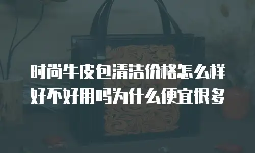 时尚牛皮包清洁价格怎么样好不好用吗为什么便宜很多