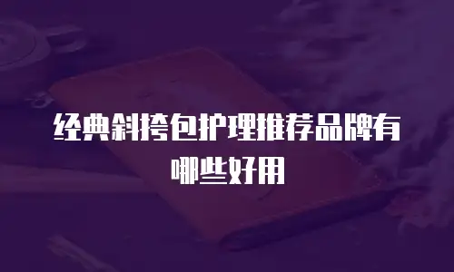 经典斜挎包护理推荐品牌有哪些好用