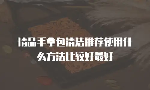 精品手拿包清洁推荐使用什么方法比较好最好