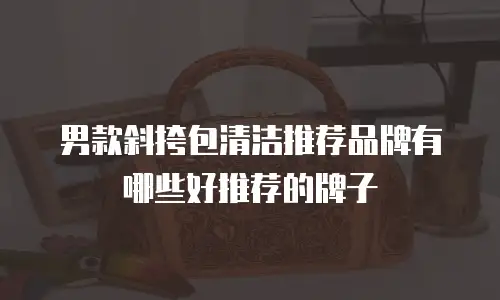 男款斜挎包清洁推荐品牌有哪些好推荐的牌子