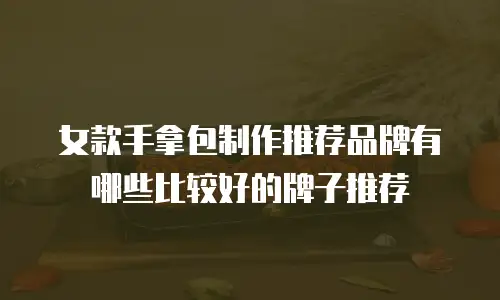 女款手拿包制作推荐品牌有哪些比较好的牌子推荐