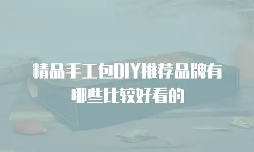 精品手工包DIY推荐品牌有哪些比较好看的