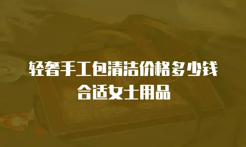 轻奢手工包清洁价格多少钱合适女士用品