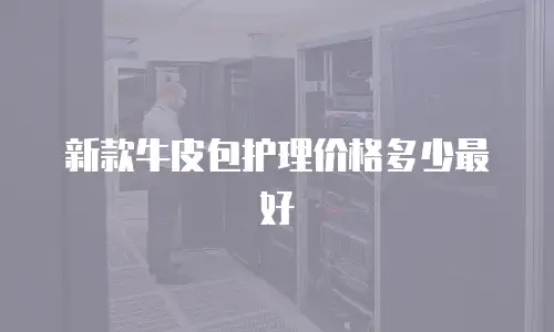 新款牛皮包护理价格多少最好