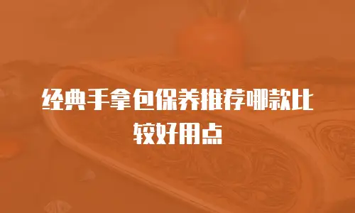 经典手拿包保养推荐哪款比较好用点