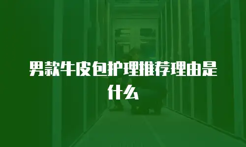 男款牛皮包护理推荐理由是什么