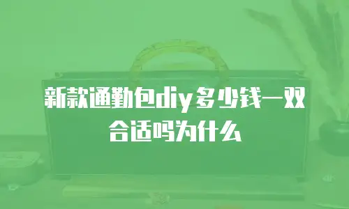 新款通勤包diy多少钱一双合适吗为什么