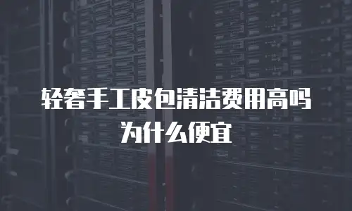 轻奢手工皮包清洁费用高吗为什么便宜
