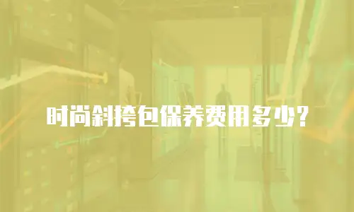 时尚斜挎包保养费用多少？
