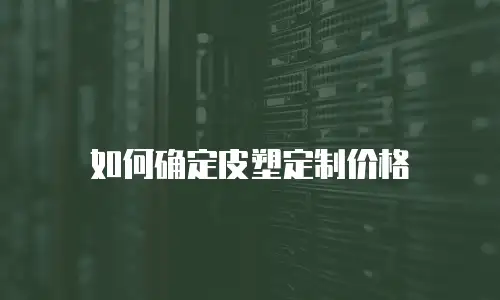 如何确定皮塑定制价格