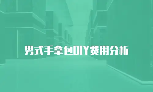 男式手拿包DIY费用分析