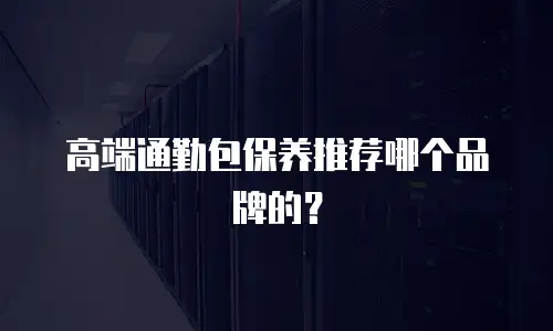 高端通勤包保养推荐哪个品牌的？