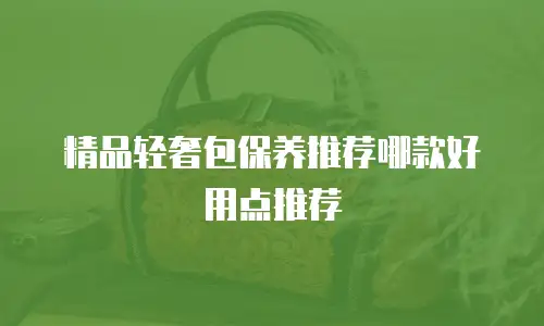 精品轻奢包保养推荐哪款好用点推荐