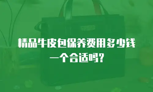 精品牛皮包保养费用多少钱一个合适吗？