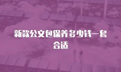 新款公文包保养多少钱一套合适