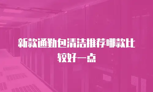 新款通勤包清洁推荐哪款比较好一点