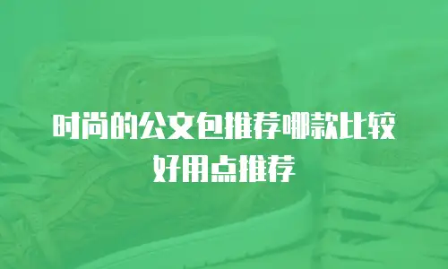 时尚的公文包推荐哪款比较好用点推荐