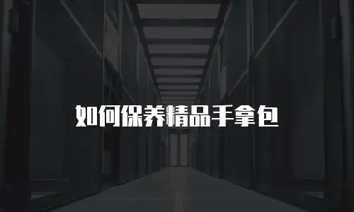 如何保养精品手拿包