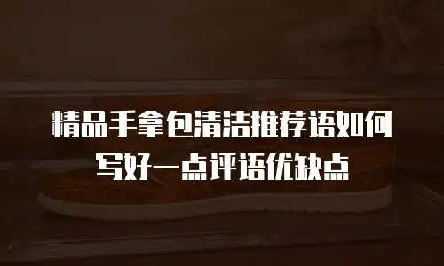 精品手拿包清洁推荐语如何写好一点评语优缺点