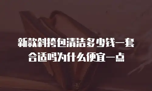 新款斜挎包清洁多少钱一套合适吗为什么便宜一点