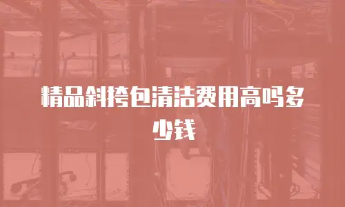 精品斜挎包清洁费用高吗多少钱