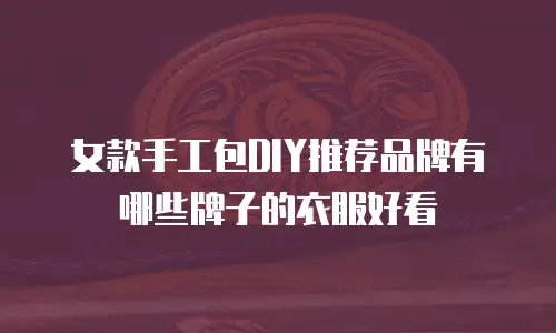 女款手工包DIY推荐品牌有哪些牌子的衣服好看