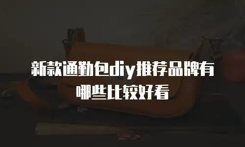新款通勤包diy推荐品牌有哪些比较好看